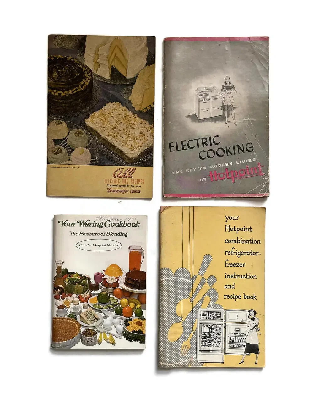 Vintage Appliance Manuals & Cookbooks: Hotpoint, Waring, Dormeyer